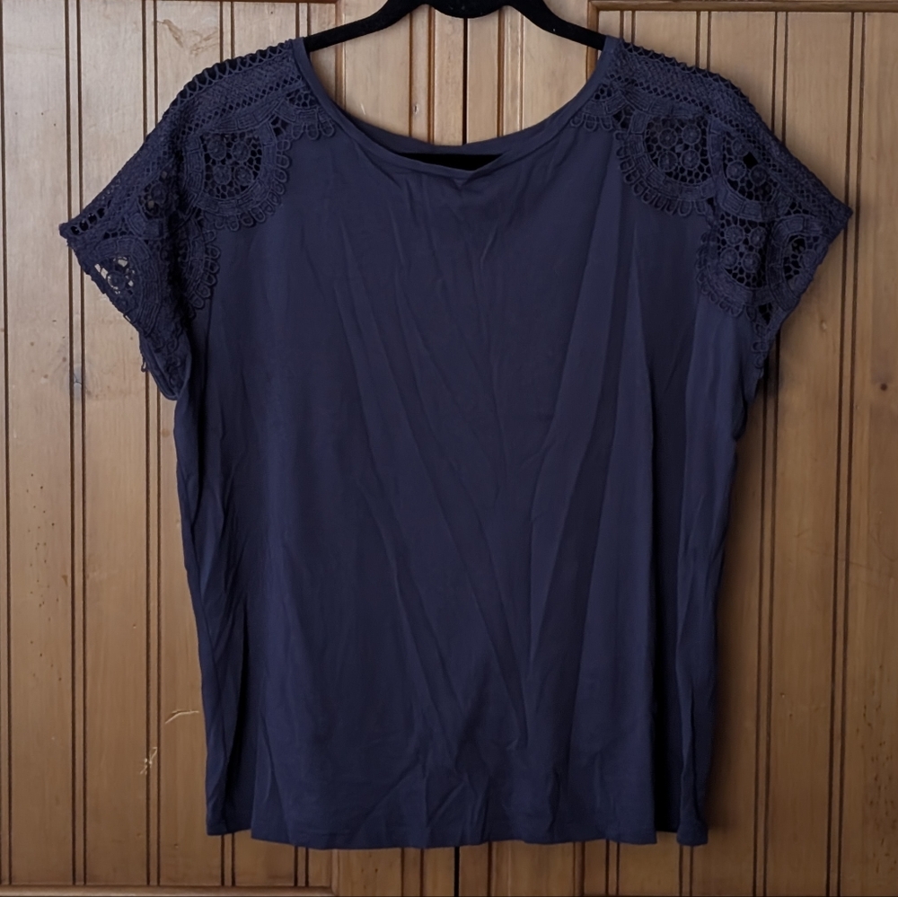 LOFT Navy Blue Women's shirt
